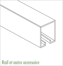 Rail et autres accessoires